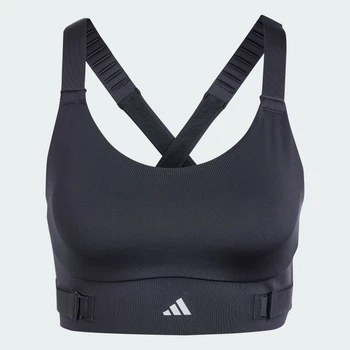 Женский спортивный бра FastImpact Luxe Run High-Support adidas IQ3359 (S (A-B)) черный (4067886060036)