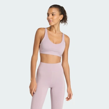 Женское бра adidas All Me Essentials Medium Support adidas KA7262 (XS) фиолетовый (4068819772071)
