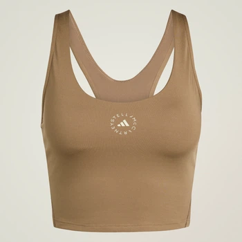 Женский кроп-топ adidas By Stella McCartney Yoga adidas JW1998 (XL) коричневый (4068807609761)