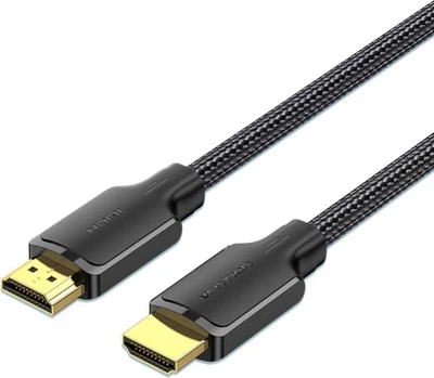Кабель Vention HDMI M-M, 12.0 м, V2.0 4K 30Гц оплетка Black (ALLBM)