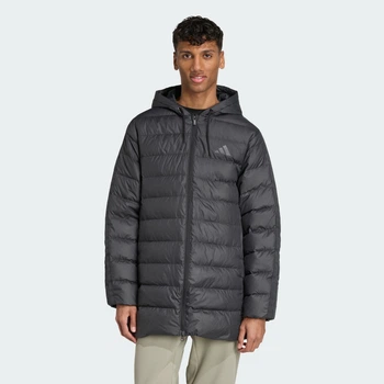 Чоловіча пухова парка Essentials CLIMAWARM 3-Stripes adidas JM4061 (L) чорний (4068811583453)