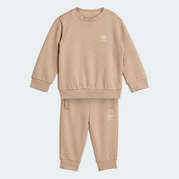 Детский спортивный костюм CREW SET IN adidas KV1743 (62) бежевый (4068817980942)
