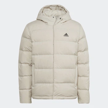 Мужская куртка с капюшоном Helionic adidas HG4886 (XL) бежевый (4065429988601)