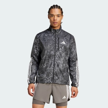 Мужская куртка для бега Own the Run Excite WIND.RDY adidas IS9581 (XS) черный (4067894338813)