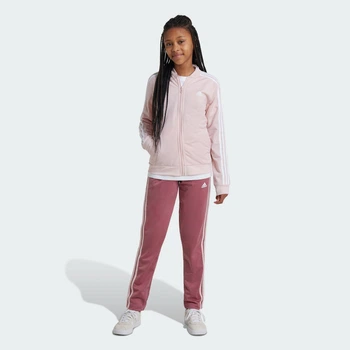Детский спортивный костюм Essentials 3-Stripes adidas IZ3460 (164) розовый (4067896626611)