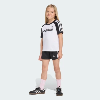 Детский комплект: футболка и шорты SPRINTER adidas KD5777 (104) белый (4068817028897)
