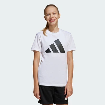 Детский комплект: футболка и шорты Essentials Kids adidas JC9715 (176) белый (4067905742158)