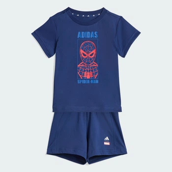 Дитячий комплект: футболка і шорти ADIDAS MARVEL SPIDER-MAN adidas JZ7676 (68) синій (4068821300804)
