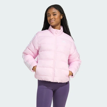 Женская куртка Essentials CLIMAWARM 3-Stripes Synthetic Down adidas JX7808 (M) розовый (4068811709648)