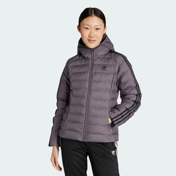 Женская куртка Adicolor Slim adidas JX2938 (XS) серый (4068808607759)