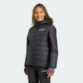 Жіноча куртка Terrex Multi Essentials CLIMAWARM Insulated Hooded adidas KB2169 (S) чорний (4068808165068)