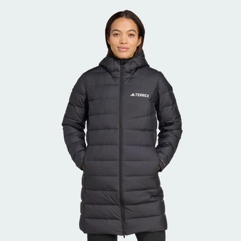 Женская пуховая парка Terrex Multi Light Hooded 2.0 adidas JM8729 (XS) черный (4068809112542)