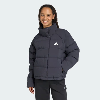 Жіночий пуховик Helionic CLIMAWARM Relaxed adidas JN2087 (XL) чорний (4068811663698)