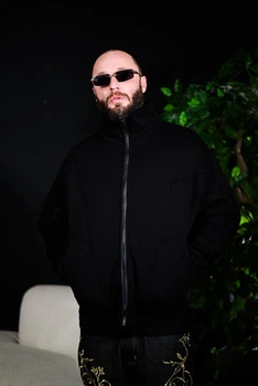 Бомбер XL/XXL Чорний (51-024)