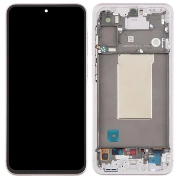 Дисплей для Samsung Galaxy A56 5G A566 з тачскріном і рамкою оригінал 100% Service Pack Awesome Pink