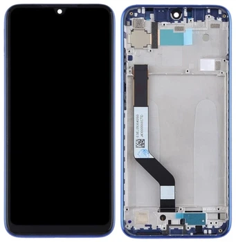 Дисплей для Xiaomi Redmi Note 7/7 Pro с тачскрином и рамкой оригинал 100% Service Pack Blue