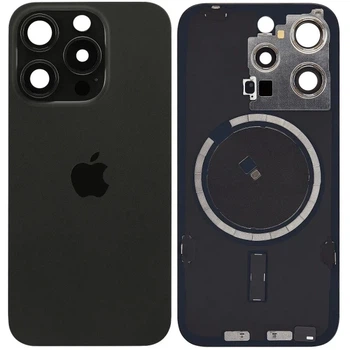 Задня кришка для iPhone 15 Pro MagSafe зі склом камери оригінал Китай Black Titanium