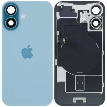 Задня кришка для iPhone 16 MagSafe зі шлейфом оригінал Китай Green