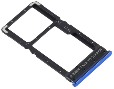 Лоток Sim-карты для Xiaomi Poco X3/X3 Pro оригинал Blue