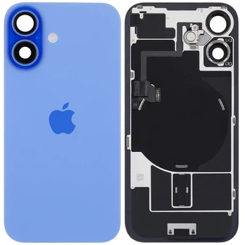 Задня кришка для iPhone 16 MagSafe зі шлейфом оригінал Китай Blue