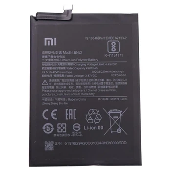 Аккумулятор BN53 для Xiaomi Redmi Note 10 Pro / Redmi Note 9 pro 5020 mAh Service Pack оригинал