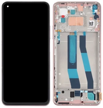 Дисплей для Xiaomi для Xiaomi Mi 11 Lite 4G (M2101K9AG, M2101K9AI) Mi 11 Lite 5G (M2101K9G, M2101K9C, M2101K9R) з тачскріном і рамкою