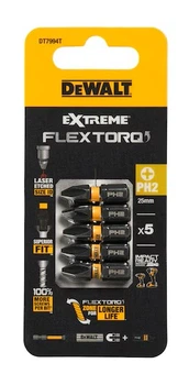 Zestaw bitów DeWalt PH2 FLEXTORQ 25 mm 5 szt. DT7994T-QZ