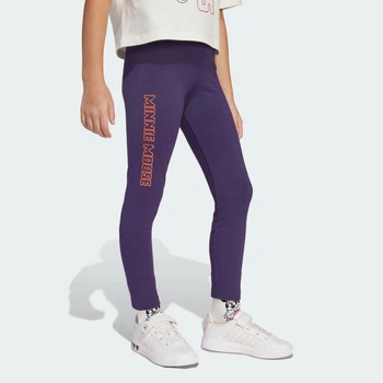 Детские леггинсы adidas Disney Minnie Mouse Kids adidas JL9192 (122) фиолетовый (4068807011243)