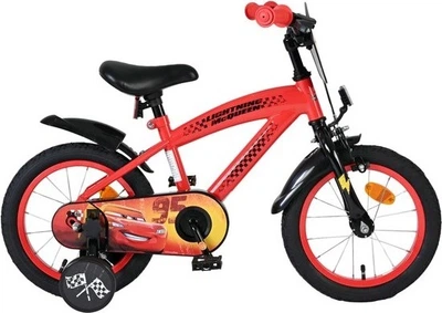 Дитячий велосипед Volare Cars 14" Білий/Блакитний/Малиновий 20540-CB14 (8715347205408)