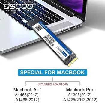 SSD 128Gb для Apple MacBook Air Pro 2012 2013 гг OSCOO ON800B 128гб