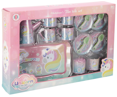 Zestaw do zabawy Mega Creative Unicorn naczynia kuchenne metalowe 571372 (5907414106524)