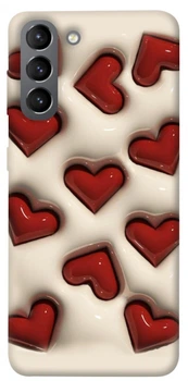 Чохол Demsky Випуклі серця для Samsung Galaxy S21