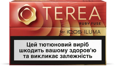 Блок стіків для нагрівання тютюну TEREA Ruby Fuse 10 пачок (7622100824497_n)