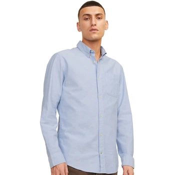 Сорочка з довгим рукавом JJEOXFORD SHIRT LS NOOS Jack & Jones 12182486-Cashmere Blue S Блакитний (5714923962080)