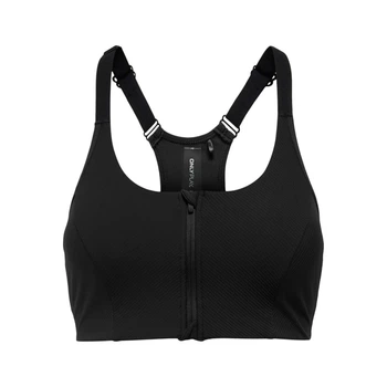Топ ONPJANA-3 ZIP SPORTS BRA NOOS ONLY 15338715-Black M Чорний (5715677746339)
