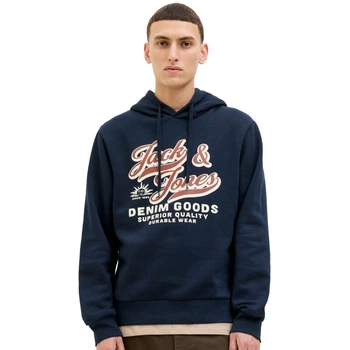 Худі JJELOGO SWEAT HOOD 2 COL 25/26 NOOS Jack & Jones 12279649-Sky Captain S Синій (5715724869868)