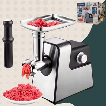 Мясорубка электрическая Hoffmans HM-276 с толкателем для мяса Электромясорубка 2000W Кухонная мясорубка для фарша