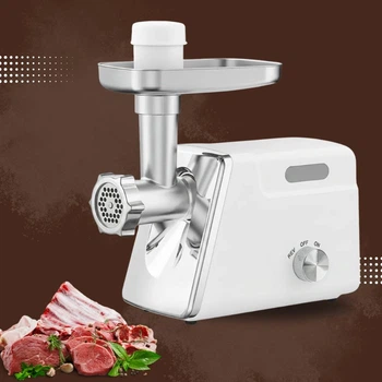 Электрическая мясорубка Hoffmans HM-280 Шнековая электромясорубка 2000W домашняя кухонная мясорубка для фарша Белая