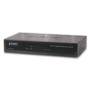 Гигабитный коммутатор для дома и малого офиса Planet GSD-503 (5-Port 10/100/1000Mbps)