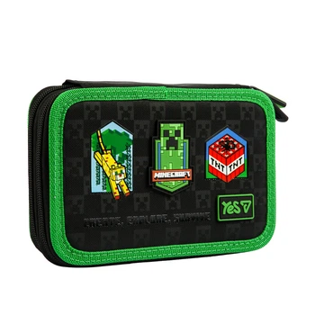 Пенал твердий Yes подвійний Minecraft Adventure HP-01 для хлопця (533718)
