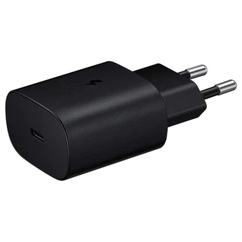 Сітковий адаптер Black Edition 25W USB Type C швидкий зарядний пристрій блок живлення для смартфона Android зарядка 5A компактний адаптер для телефону універсальний USB C адаптер для швидкого заряджання мобільних пристроїв та гаджетів