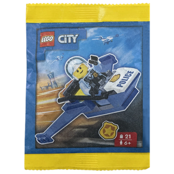 Конструктор Lego Фігурка Policeman with Jet City 952307 cty1618