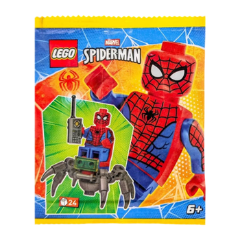 Конструктор Lego Фигурка Spider-Man with Spider-Crawler Paper Bag Super Heroes L0002283
