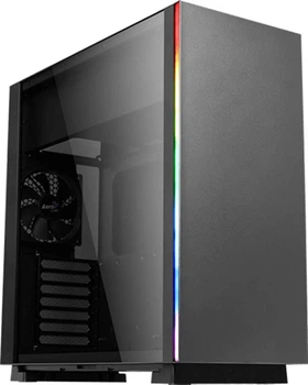 Корпус Aerocool Glo RGB Black без БП
