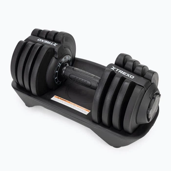 Регульована гантель XTREXO TXO-B4W003 18 кг чорна