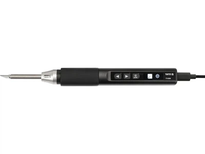 Паяльник портативный YATO 9-24 В 18-65 Вт 100-450°C питание PD/QC, жало T12