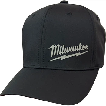 Бейсболка MILWAUKEE, PERFORMANCE BCP BL SM, дышащая, черная, размер S/M