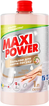 Средство-бальзам для мытья посуды Maxi Power Миндаль запаска 1 л (4823098412151)