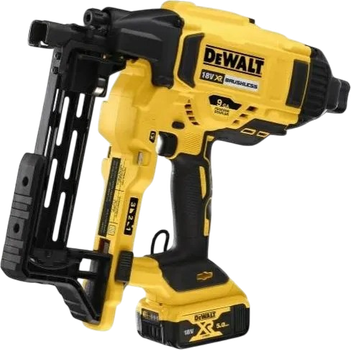 Akumulatorowy zszywacz do ogrodzeń DeWalt 18 V z 2 akumulatorami 5 Ah (DCFS950P2-QW)
