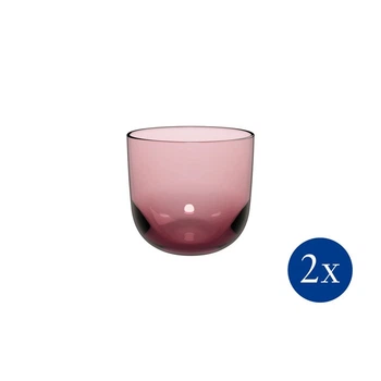 Стакан для воды 200 мл, набор 2 предмета, фиолетовый Like Glass Villeroy & Boch